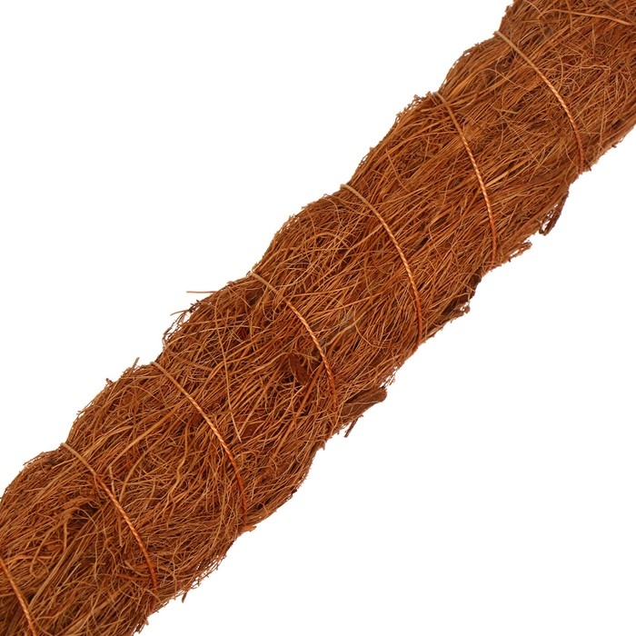 Опора для подвязки растений, h = 50 см, d = 2,5 см, кокосовая, Greengo Опора для подвязки растений, h = 50 см, d = 2,5 см, кокосовая, Greengo