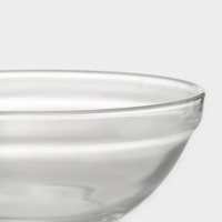 Салатники Доляна &laquo;Классика&raquo;, с крышками, набор 5 шт.: 900 /500/350/200/130 мл, стекло, зелёные