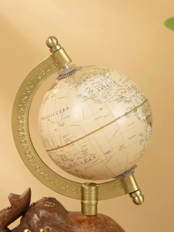 Глобус сувенирный, 11&times;8&times;21 см, подставка дерево