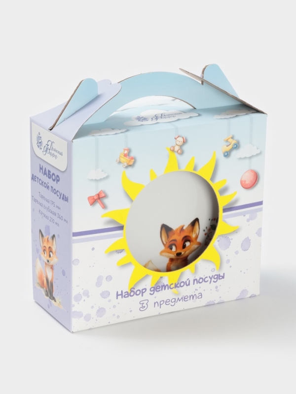Набор посуды 3 предм. Лисичка И.У.