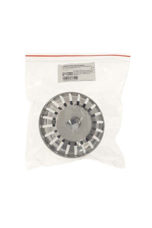 Сеточка сменная ZEIN engr, для кухонной мойки 3 1/2", ручка - нержавеющая сталь