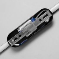 Бра "Лангер" LED 18Вт 6000К чёрный 100х3 см