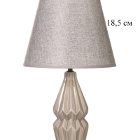 Лампа настольная "Пастораль" 40Вт Е14 серый 24х24х38см