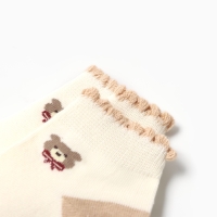 Носки детские "Медвежонок" MINAKU, цв.белый (4-8 лет)