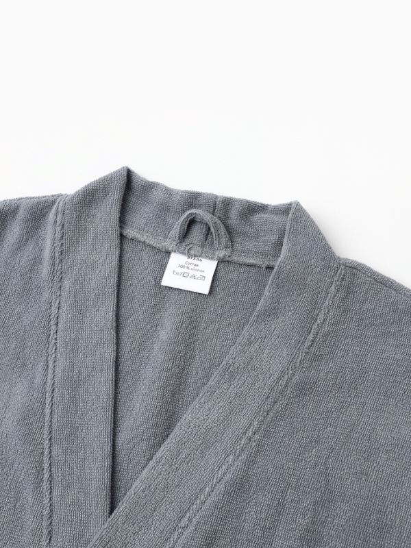 Халат мужской Экономь и Я, цв. серый, р-р 56-58, 100% хл, 340 г/м2 Халат мужской Экономь и Я, цв. серый, р-р 56-58, 100% хл, 340 г/м2