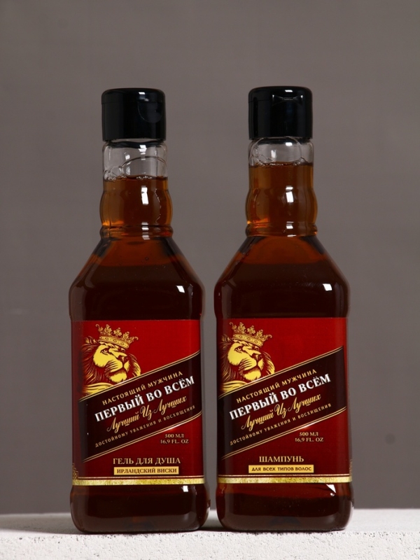 Набор "Первому во всём", шампунь и гель для душа, 500 мл