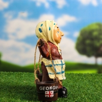 Садовая фигура "Бабушка с ведрами" 20х7х19см Садовая фигура "Бабушка с ведрами" 20х7х19см