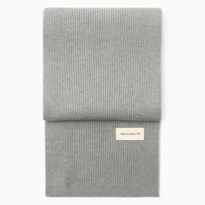 Шарф женский MIST, светло-серый, 21*140 см Шарф женский MIST, светло-серый, 21*140 см