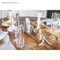 Набор свечей "Столбик", 4 штуки, золотой 7х3,8см Набор свечей "Столбик", 4 штуки, золотой 7х3,8см