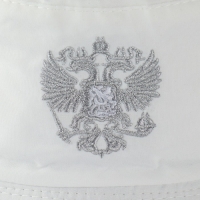 Панама &laquo;Россия&raquo;, цвет белый, р-р 56