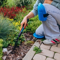 Наколенники защитные, универсальные, 17 &times; 13 см, синие, Greengo