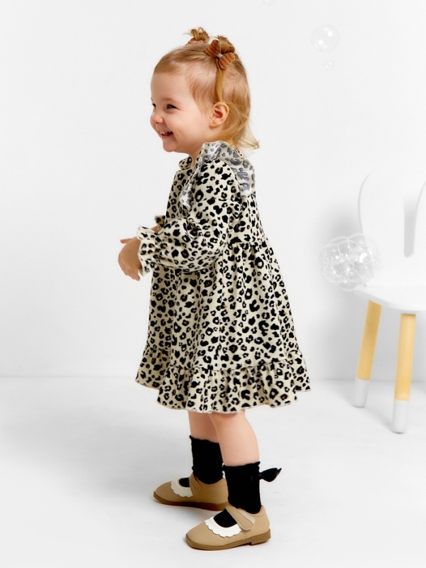 Платье Крошка Я "Лео", рост 86-92, бежевый