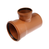 Тройник канализационный FLEXTRON, наружный, d=160х110, 90° Тройник канализационный FLEXTRON, наружный, d=160х110, 90°