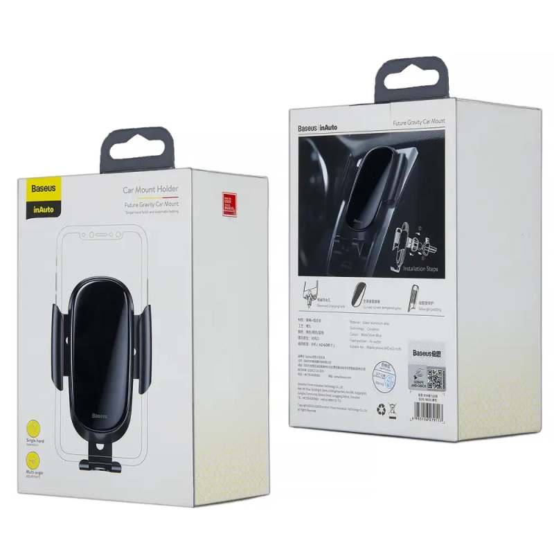 * Автодержатель SUYL-WL01 в решетку Baseus черный