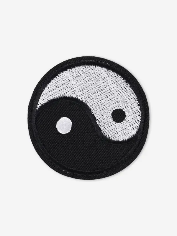 Термоаппликация &laquo;Инь и Ян&raquo;, d=6 см, разноцветная