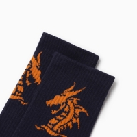 Носки мужские "Дракон", цвет синий, размер 25-27 Носки мужские "Дракон", цвет синий, размер 25-27