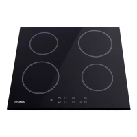 Индукционная варочная поверхность HHI 6740 BG черный