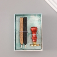 Сургучный набор "Старый город" печать, ручка, сургуч 12,5х10х3,6 см Сургучный набор "Старый город" печать, ручка, сургуч 12,5х10х3,6 см