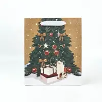 Набор пакетов крафтовых &laquo;Новогоднее поздравление&raquo;