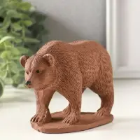 Фигурка гипс &laquo;Медведь идет&raquo;, 9&times;12&times;6 см