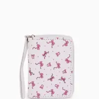 Кошелек жен 07-01-01 Июнь2534 бантики, 12*1,5*9 см, 2 отд+отд/молн, д/карт, белый