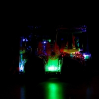 Паровоз &laquo;Шестерёнки&raquo;, световые и звуковые эффекты, работает от батареек