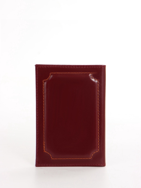 Обложка для паспорта, цвет бордовый