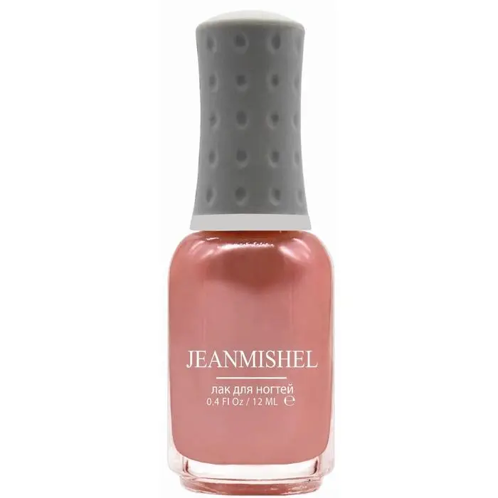 Лак для ногтей Jeanmishel, тон 122, бежево-розовый жемчужный, 12 мл
