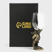 Бокал для пива "Единорог", мельхиор