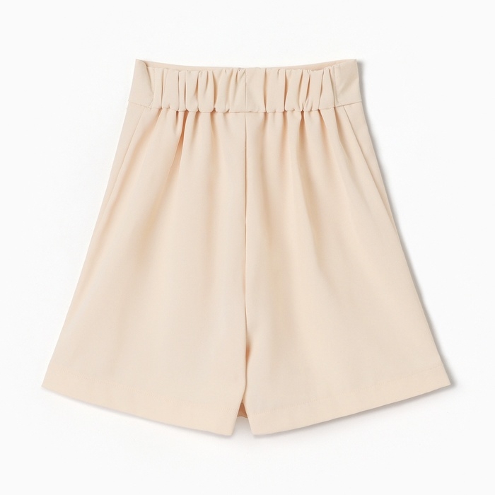 Юбка-шорты для девочки MINAKU цвет бежевый, рост 140 см