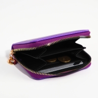 Кошелёк на молнии "Выбражулька", цвет фиолетовый