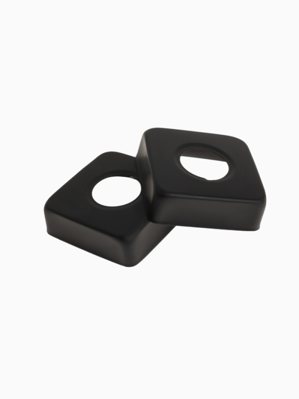 Отражатель для смесителя ZEIN Z5, 3/4", 2 шт., 63х63мм, высота 19 мм, нерж. сталь, черный