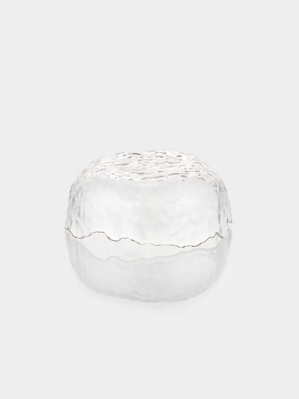 Набор салатников "Вулкан" 3 шт, золотой обод, 20х8 см