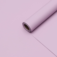 Пленка для цветов тонированная, матовая, нежная сирень, 0,5 х 10 м, 65 мкм