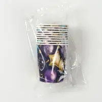 Стакан одноразовый бумажный &laquo;С днём рождения&raquo; шары звёзды, 250 мл