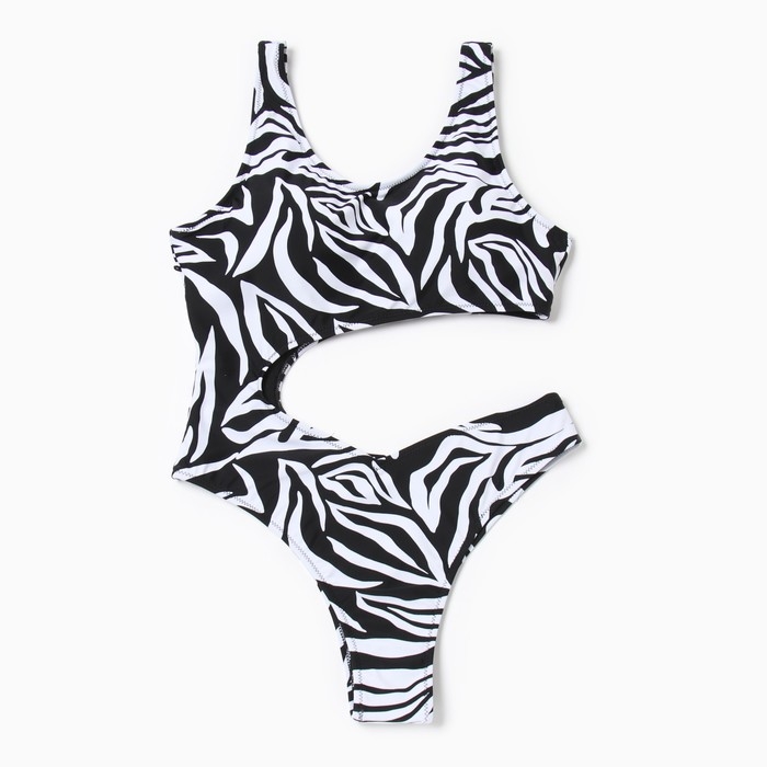 Купальник женский слитный MINAKU с принтом, размер 42