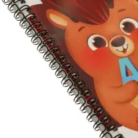 Прописи с углублениями и наклейками "Печатные буквы", 40 страниц,