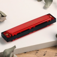 Губная гармошка, хроматическая, 16 отверстий, цвет микс Губная гармошка, хроматическая, 16 отверстий, цвет микс