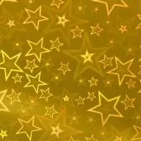 Бумага голографическая &laquo;Звездопад&raquo;, ярко-жёлтая, 70&times;100 см