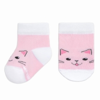 Набор носков Крошка Я &laquo;Кошечка&raquo;, 2 пары, 12-14 см