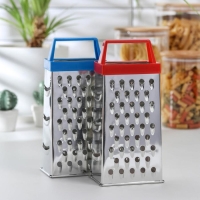 Тёрка четырёхгранная Доляна &laquo;Классика&raquo;, 23 см, цвет МИКС