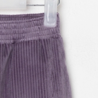 Костюм детский KAFTAN "Velvet", размер 34 (122-128), цвет фиолетовый