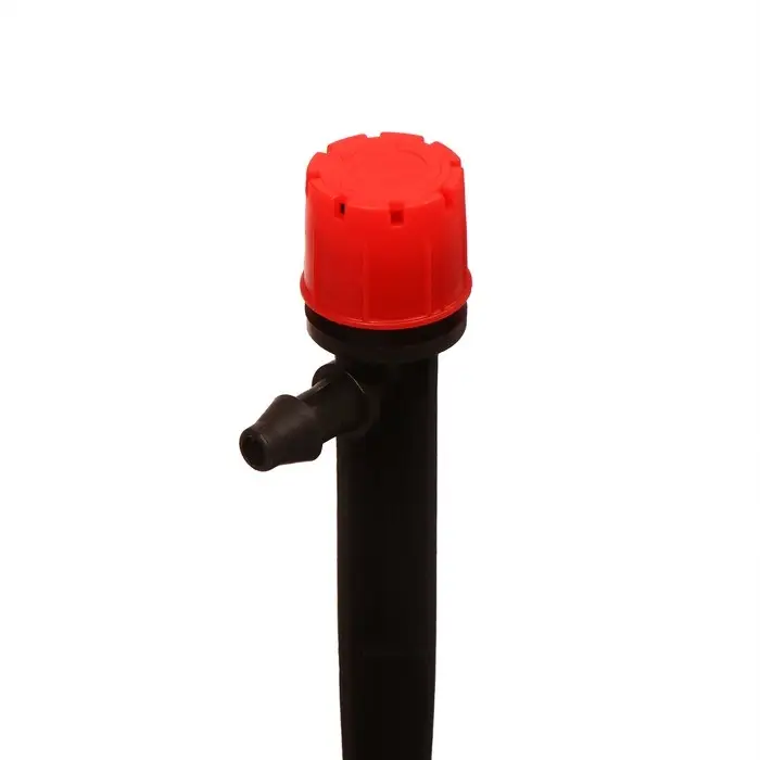 Форсунка - ороситель разбрызгивающая для капельного полива, d=5 мм, пластик, с пикой, Greengo