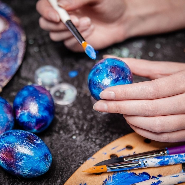 Набор для украшения яиц с жидкими красителями «Космическое сияние» на пасху, 11х16 см Набор для украшения яиц с жидкими красителями «Космическое сияние» на пасху, 11х16 см