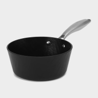 Ковш из нержавеющей стали Magistro &laquo;Rock Stone&raquo;, 1,5 л, d=18 см, h=8 см, с крышкой, антипригарное покрытие, индукция