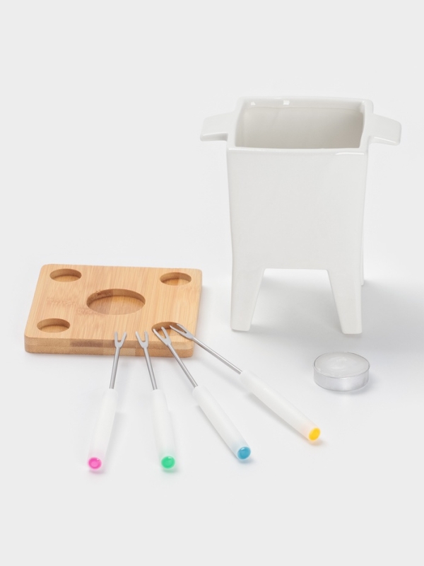 Набор для фондю BellaTenero, 11.5&times;14.5 см, 4 шпашки