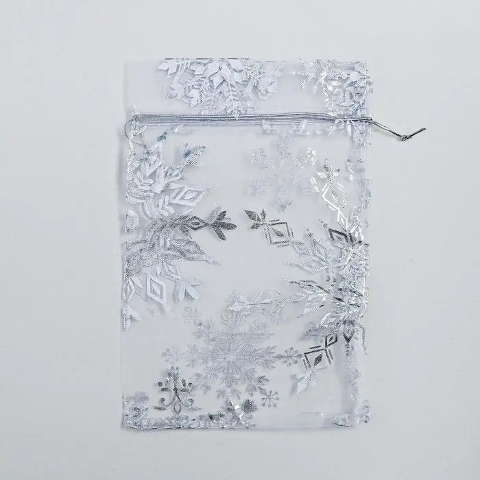 Мешочек подарочный органза &laquo;С Новым годом!&raquo;, 16 х 24 см +/- 1.5 см