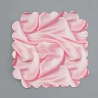 Коробка для печенья, кондитерская упаковка с пластиковой крышкой, &laquo;Шёлковая любовь&raquo;, 21 х 21 х 3 см