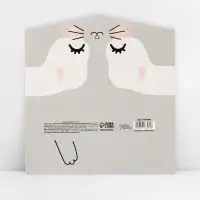 Конверт для денег фигурный &laquo;Котик&raquo;, 17.5 х 8 см