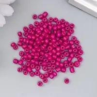 Бисер круглый 6/0 "Розовый перламутр" 20 гр
